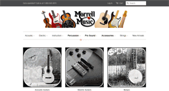 Desktop Screenshot of morrellmusic.com